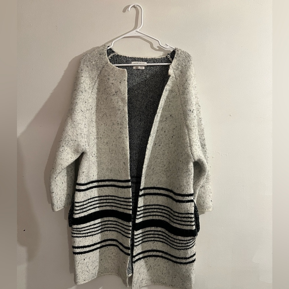 Womens oversized sweater jacket